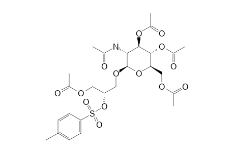 (2'S)-3'-ACETOXY-2'-TOSYLOXYPROPYL-3,4,6-TRI-O-ACETYL-2-ACETYLAMINO-2-DEOXY-BETA-D-GLUCOSIDE