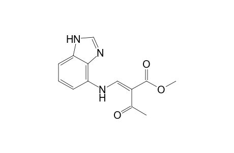 4-[(3'-Oxo-2'-{methoxycarbonyl}but-1'-enyl)amino]-1H-(1,3)-benzodiazole