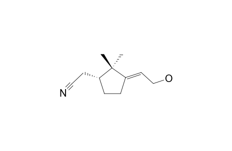 (4-R)-4-CYANOMETHYL-1-[(1-E)-2-HYDROXYETHYLIDENE]-5,5-DIMETHYLCYCLOPENTANE