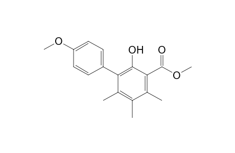 Methyl 4,5,6-trimethyl-3-(4-methoxyphenyl)salicylate