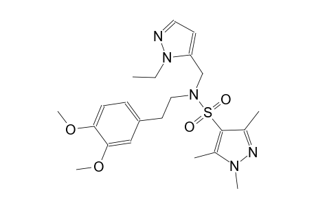 1H-pyrazole-4-sulfonamide, N-[2-(3,4-dimethoxyphenyl)ethyl]-N-[(1-ethyl-1H-pyrazol-5-yl)methyl]-1,3,5-trimethyl-