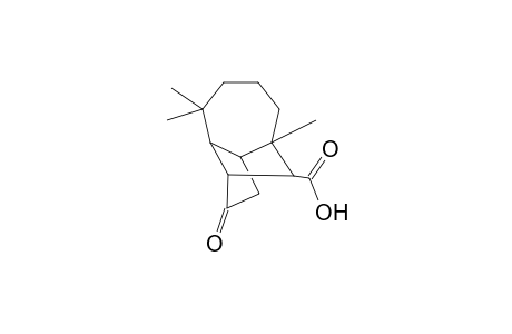 Tricyclo[5.3.1.0(6,11)]undecane-11-carboxylic acid, 1,5,5-trimethyl-8-oxo-