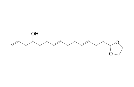(7E,11E)-14-(1,3-dioxolan-2-yl)-2-methyl-4-tetradeca-1,7,11-trienol