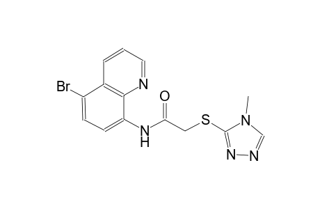 acetamide, N-(5-bromo-8-quinolinyl)-2-[(4-methyl-4H-1,2,4-triazol-3-yl)thio]-