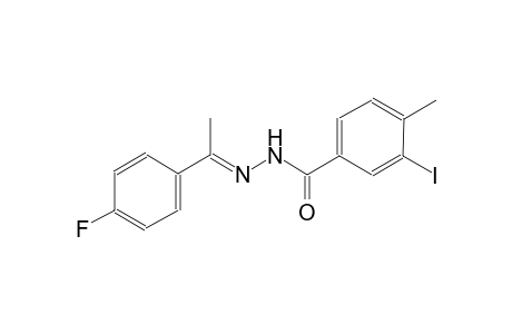 N'-[(E)-1-(4-fluorophenyl)ethylidene]-3-iodo-4-methylbenzohydrazide