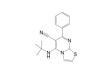 5-(t-Butylamino)-7-phenyl-2,3-dihydro-5H-thiazolo[3,2-1]pyrimidine-6-carbonitrile