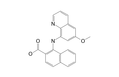 1-(6-METHOXYQUINOLIN-8-YLAMINO)-2-NAPHTHALENECARBOXYLIC-ACID