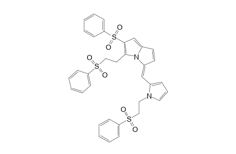 3H-Pyrrolizine, 6-(phenylsulfonyl)-5-[2-(phenylsulfonyl)ethyl]-3-[[1-[2-(phenylsulfon yl)ethyl]-1H-pyrrol-2-yl]methylene]-