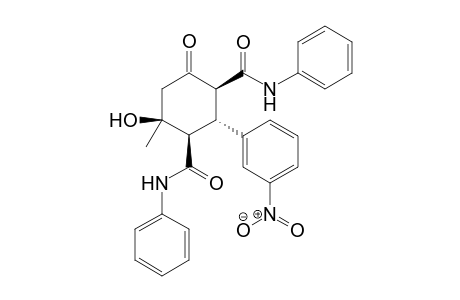 (1S,2R,3R,4S)-6-Hydroxy-6-methyl-2-(3-nitrophenyl)-4-oxo-N,N'-diphenylcyclohexane-1,3-dicarboxamide