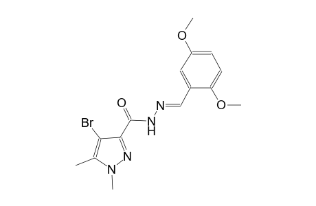 4-bromo-N'-[(E)-(2,5-dimethoxyphenyl)methylidene]-1,5-dimethyl-1H-pyrazole-3-carbohydrazide