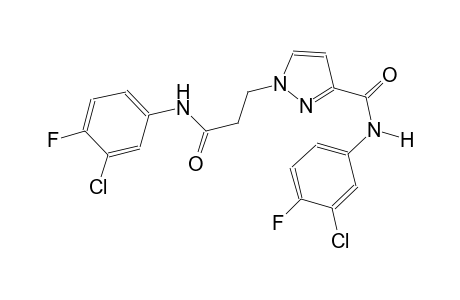1H-pyrazole-1-propanamide, N-(3-chloro-4-fluorophenyl)-3-[[(3-chloro-4-fluorophenyl)amino]carbonyl]-