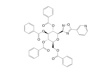 5-(3-PYRIDYL)-3-C-(2,3,4,6-TETRA-O-BENZOYL-BETA-D-GLUCOPYRANOSYL)-1,2,4-OXADIAZOLE