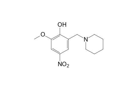 6-METHOXY-4-NITRO-alpha-PIPERIDINO-o-CRESOL