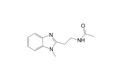 Acetamide, N-[2-(1-methyl-1H-1,3-benzimidazol-2-yl)ethyl]-