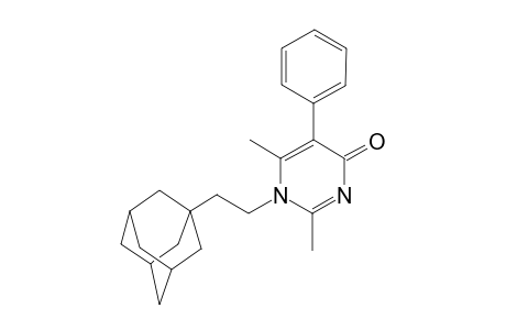 1-[2-(1-adamantyl)ethyl]-2,6-dimethyl-5-phenyl-4-pyrimidinone