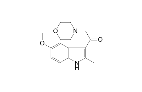 Ethanone, 1-(5-methoxy-2-methyl-3-indolyl)-2-(4-morpholyl)-