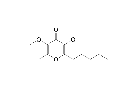 2-amyl-3-hydroxy-5-methoxy-6-methyl-pyran-4-one