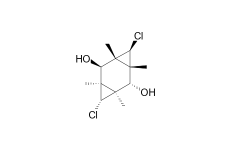 Tricyclo[5.1.0.0(3,5)]octane-2,6-diol, 4,8-dichloro-1,3,5,7-tetramethyl-, (1.alpha.,2.alpha.,3.beta.,4.beta.,5.beta.,6.beta.,7.alpha.,8.alpha.) -