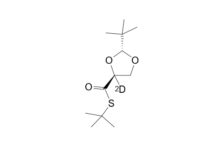 1,3-Dioxolane-4-d-4-carbothioic acid, 2-(1,1-dimethylethyl)-, S-(1,1-dimethylethyl) ester, (2R-trans)-