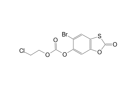 Carbonic acid, (5-bromo-2-oxo-1,3-benzoxathiol-6-yl) 2-chloroethyl ester