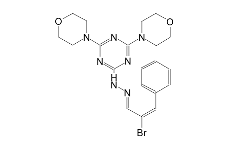 2-propenal, 2-bromo-3-phenyl-, [4,6-di(4-morpholinyl)-1,3,5-triazin-2-yl]hydrazone, (1E,2E)-