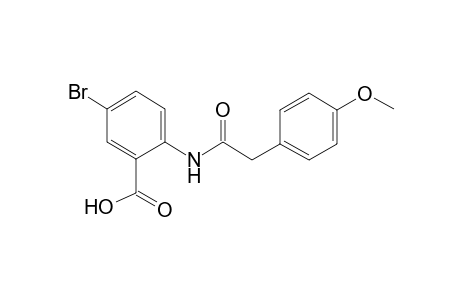 5-Bromo-2-[2-(4-methoxy-phenyl)-acetylamino]-benzoic acid
