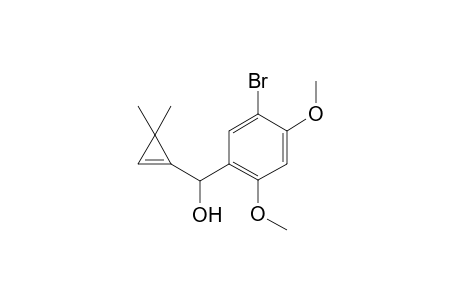 (5-bromo-2,4-dimethoxyphenyl)(3,3-dimethylcycloprop-1-en-1-yl)methanol