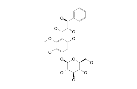 TRIFOCHALCANOLOSIDE-III;2,3-DIMETHOXY-4,6,ALPHA,BETA-TETRAHYDROXY-ALPHA'-CHALCANOL-4-O-BETA-D-GLUCOPYRANOSIDE