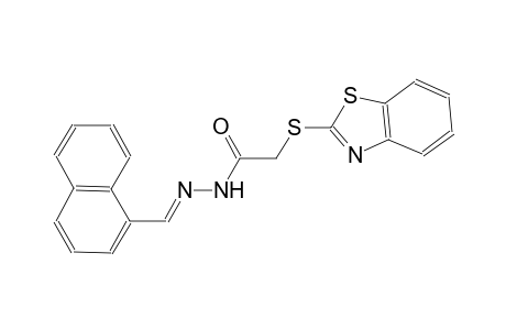 2-(1,3-benzothiazol-2-ylsulfanyl)-N'-[(E)-1-naphthylmethylidene]acetohydrazide