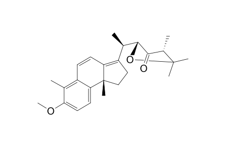 (20R,22R,24R)-22,25-Epoxy-5-methoxy-14.beta.-methyl-18-nor-des-A-ergosta-5,7,9,11,13(17)-pentaen-23-one