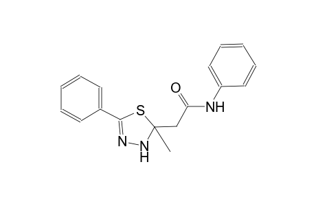 Acetamide, 2-(2-methyl-5-phenyl-2,3-dihydro-[1,3,4]thiadiazol-2-yl)-N-phenyl-