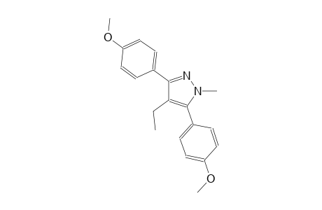 4-ethyl-3,5-bis(4-methoxyphenyl)-1-methyl-1H-pyrazole