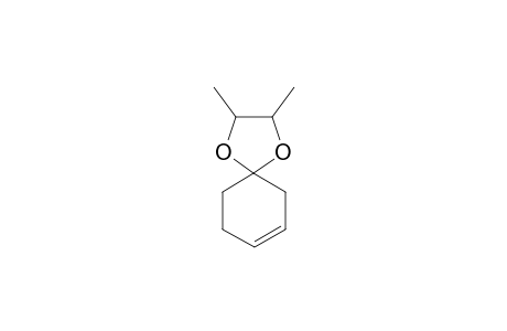 4',5'-Dimethylspiro[cyclohexene-1,2'-1',3'-dioxacyclopentane]