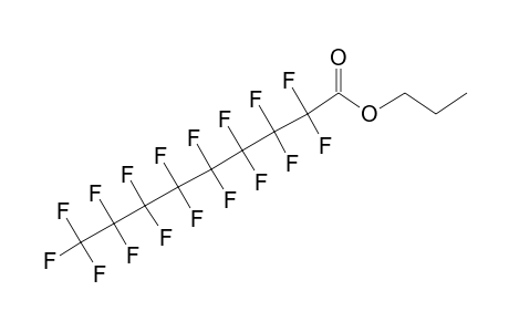 Heptadecafluorononanoic acid, propyl ester