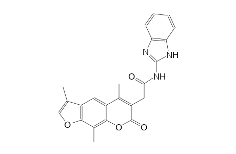 N-(1H-benzimidazol-2-yl)-2-(3,5,9-trimethyl-7-oxo-7H-furo[3,2-g]chromen-6-yl)acetamide