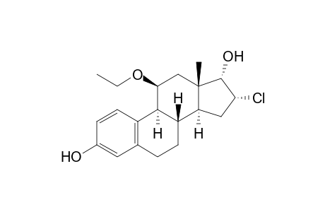 (8S,9S,11S,13S,14S,16R,17S)-16-chloranyl-11-ethoxy-13-methyl-6,7,8,9,11,12,14,15,16,17-decahydrocyclopenta[a]phenanthrene-3,17-diol