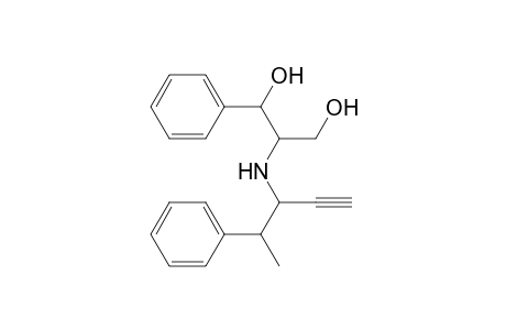 1-Phenyl-2-(4'-phenylpent-1'-yn-3'-ylamino)propane-1,3-diol
