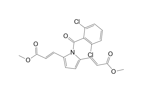 Dimethyl 3,3'-[1-(2,6-dichlorobenzoyl)pyrrole-2,5-diyl]diprop-2-enoate