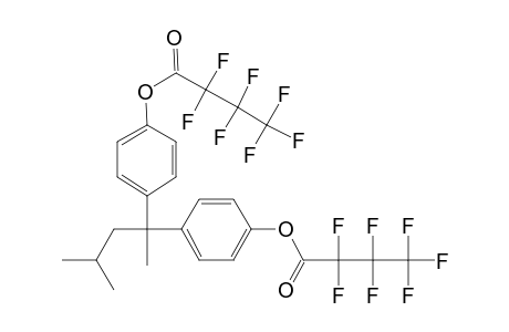 4,4'-(1,3-Dimethylbutylidene)bisphenol, bis(heptafluorobutyrate)