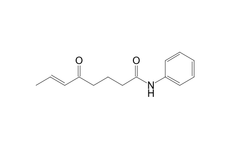 (E)-5-Oxo-oct-6-enoic acid phenylamide