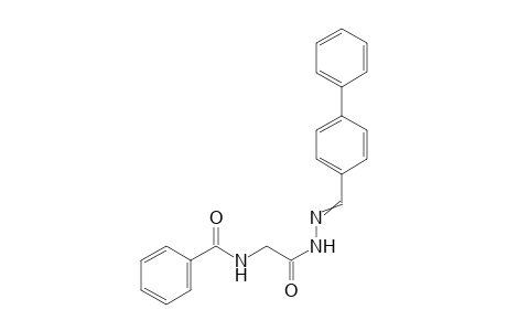 N'-(p-Biphenylmethylene)-2-benzamidoacetohydrazide