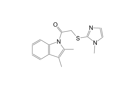 2-(2,3-dimethyl-1H-indol-1-yl)-2-oxoethyl 1-methyl-1H-imidazol-2-ylsulfide