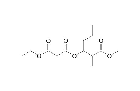 1-O-ethyl 3-O-(2-methoxycarbonylhex-1-en-3-yl) propanedioate