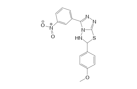 5-[p-Methoxyphenyl]-8-(m-nitrophenyl)-1,2,7-triaza-4-thiabicyclo[3.3.0]octa-2,8(1)-diene