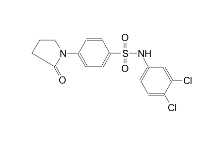 N-(3,4-Dichloro-phenyl)-4-(2-oxo-pyrrolidin-1-yl)-benzenesulfonamide