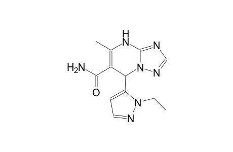 7-(1-ethyl-1H-pyrazol-5-yl)-5-methyl-4,7-dihydro[1,2,4]triazolo[1,5-a]pyrimidine-6-carboxamide