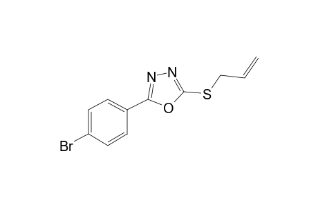 2-Allylsulfanyl-5-(4-bromophenyl)-[1,3,4]oxadiazole