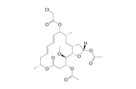 .beta.-9-O-Chloroleuconolide A3 Acetoxyacetal