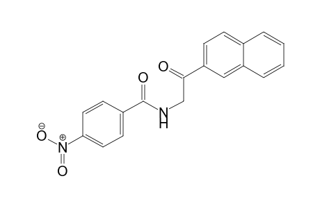 Benzamide, N-[2-(2-naphthalenyl)-2-oxoethyl]-4-nitro-