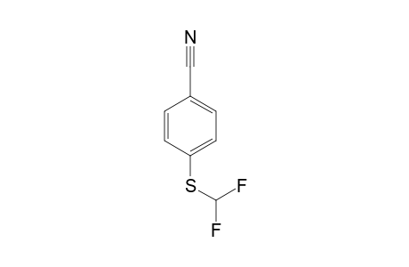 4-[(Difluoromethyl)thio]benzonitrile
